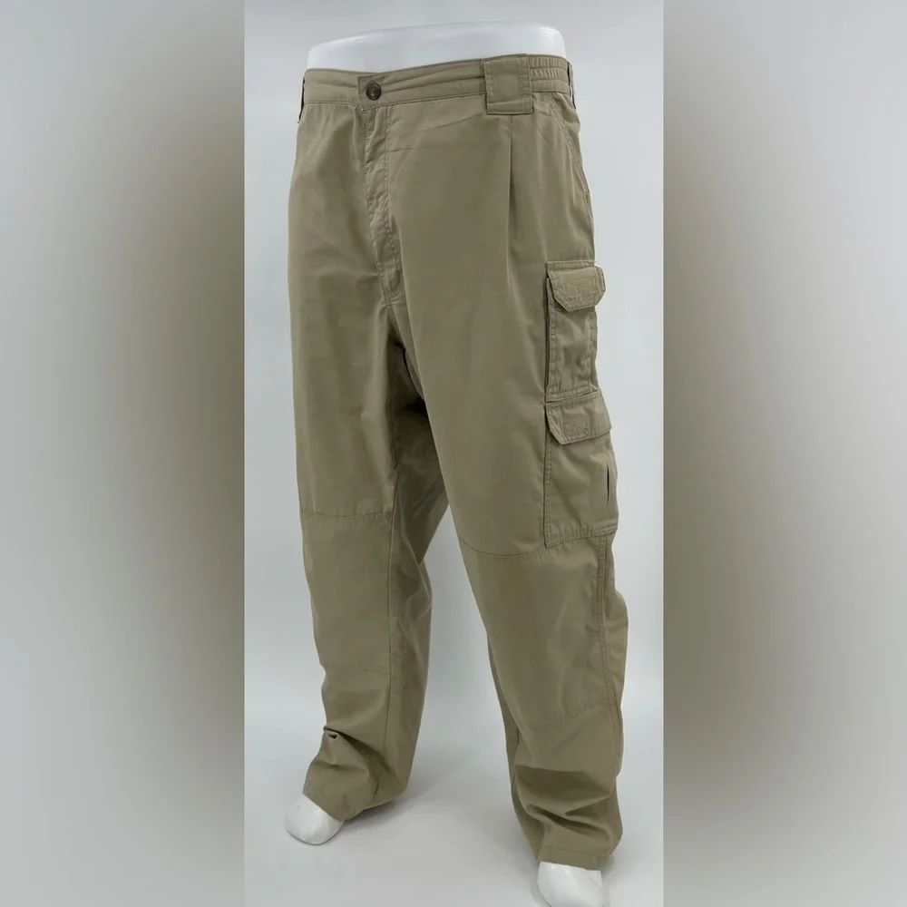 5.11 Tactical Pants Men’s 44x31.5 Tagged 32 Tan Cargo Ripstop Tacite‎ Pro 74273